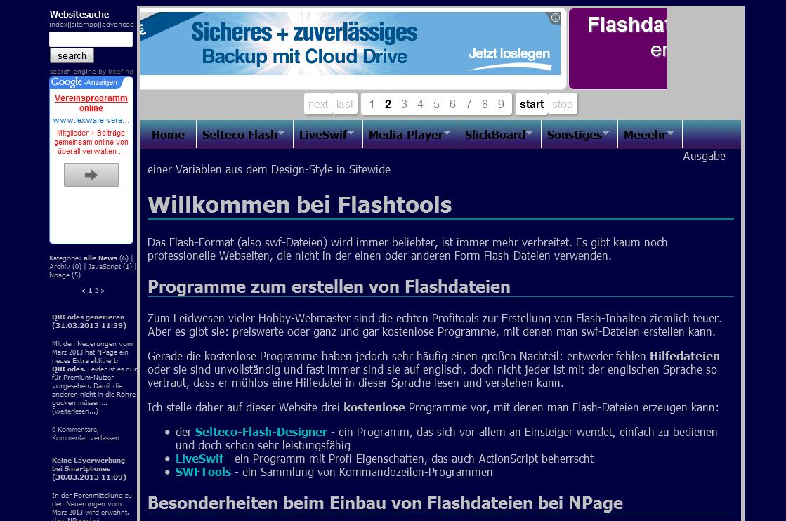 flashtools.npage.de-flashtools.npage.de-willkommen
